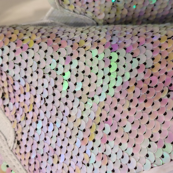 Keds Double Decker Glitter Celebrations Slip On Womens 10 Sequin Pump - Picture 7 of 7